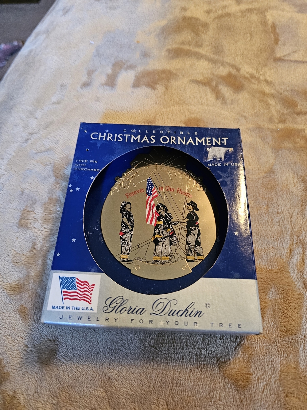 Gloria Duchin Collectible Christmas Ornament - Patriotic Veterans Designโ